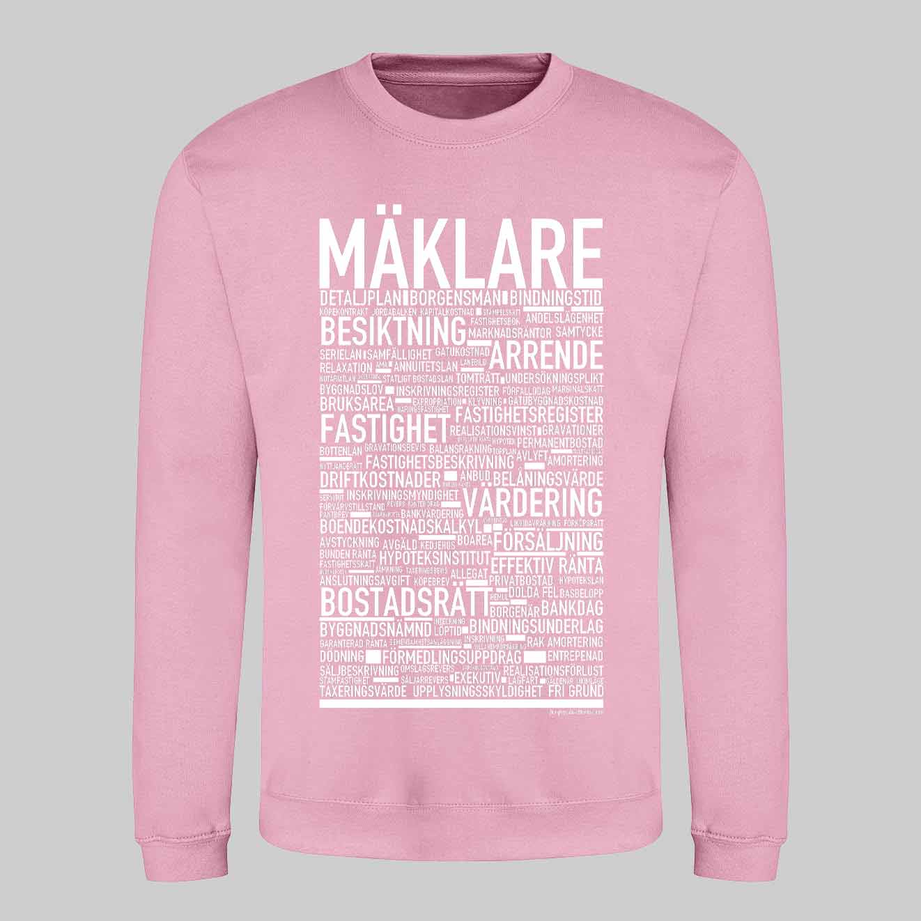 Mäklare Text Sweatshirt