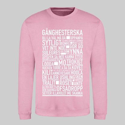 Gånghesterska Dialekt Text Sweatshirt