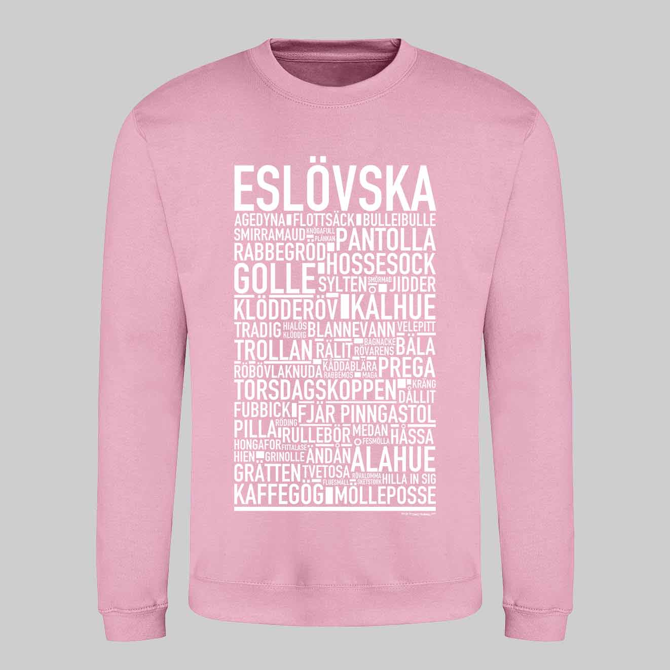 Eslövska Dialekt Text Sweatshirt
