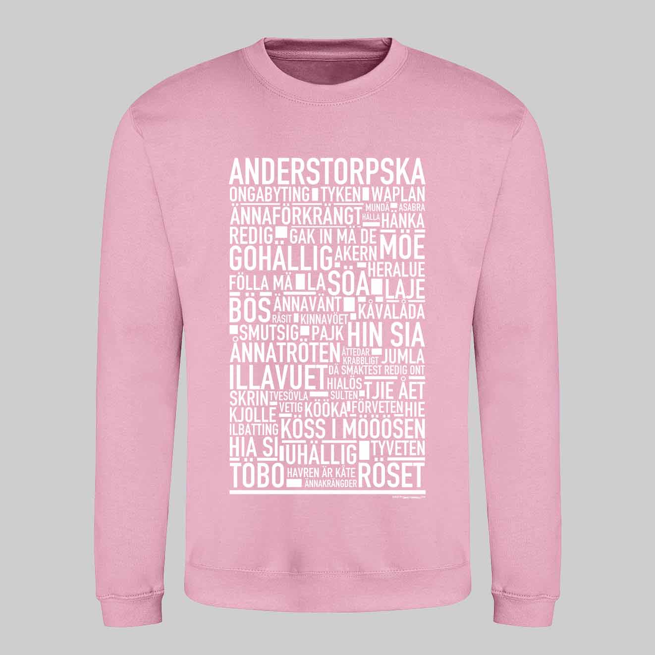 Anderstorpska Dialekt Text Sweatshirt