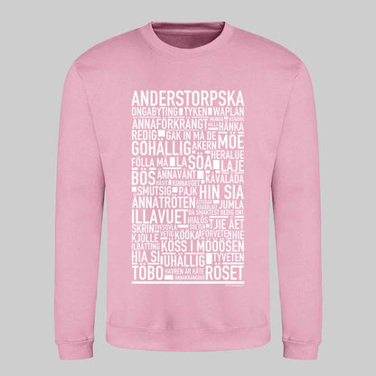 Anderstorpska Dialekt Text Sweatshirt