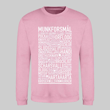 Munkforsmål Dialekt Text Sweatshirt