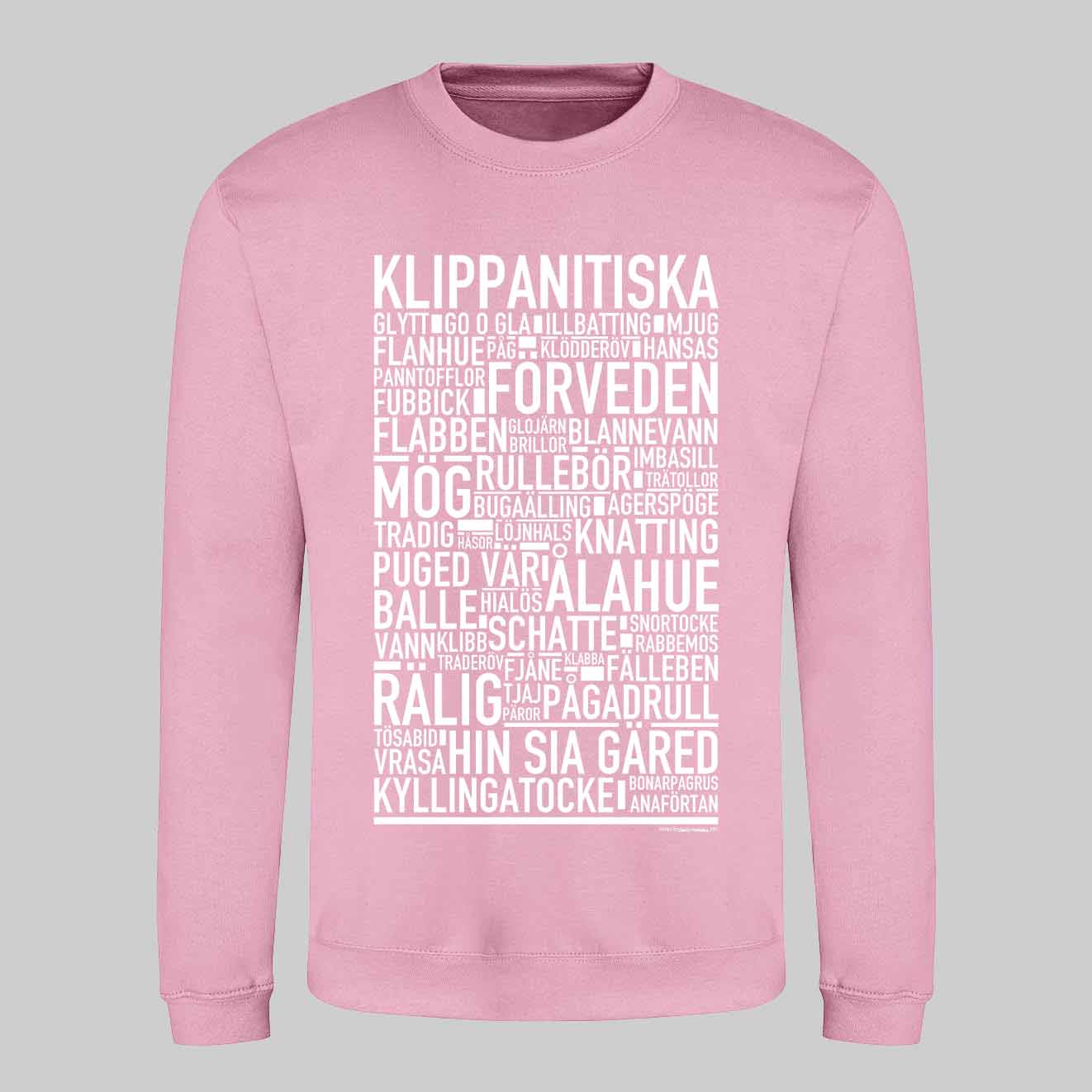 Klippanitiska Dialekt Text Sweatshirt