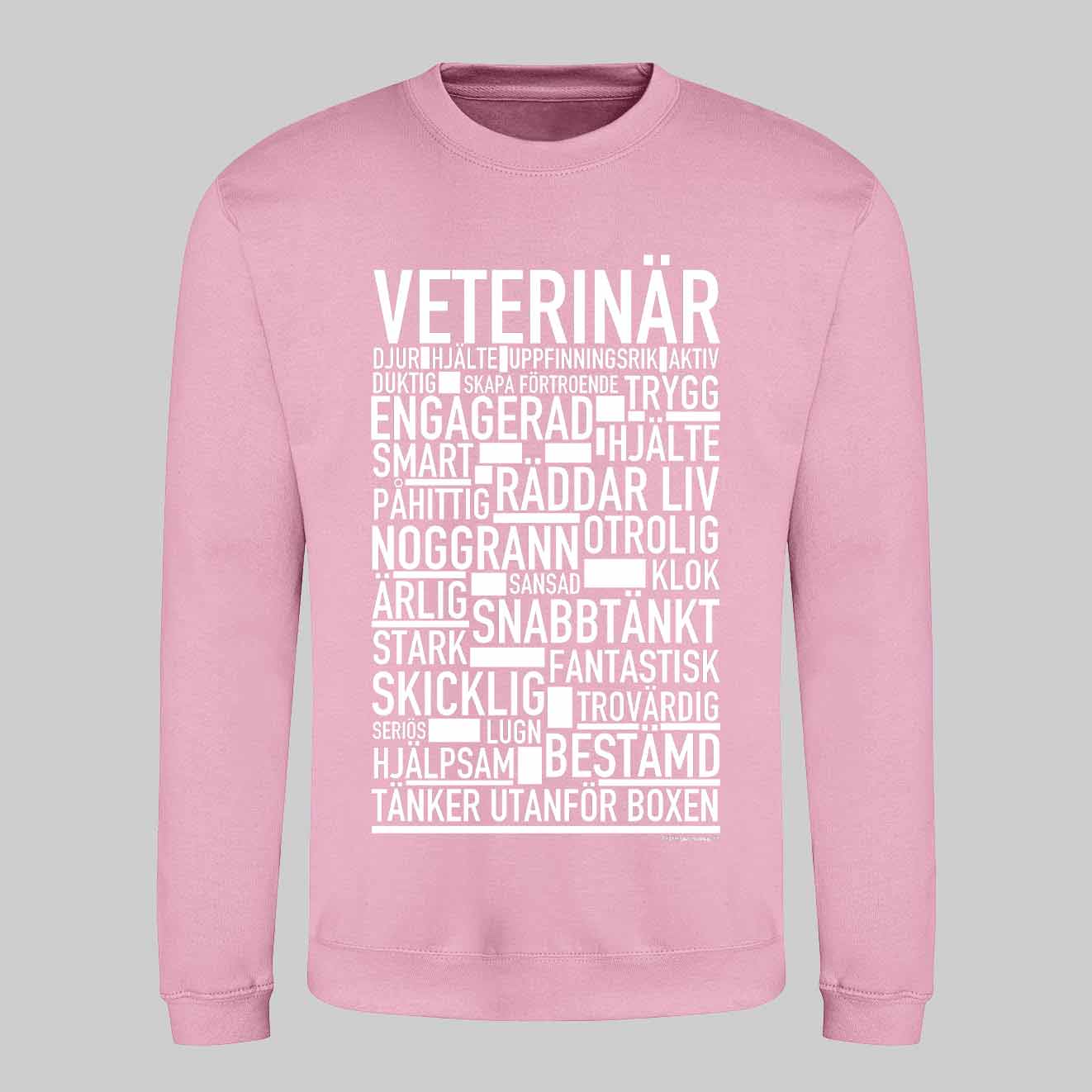 Veterinär Text Sweatshirt