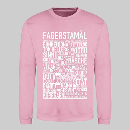 Fagerstamål Dialekt Text Sweatshirt