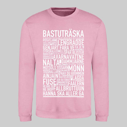 Bastuträska Dialekt Text Sweatshirt