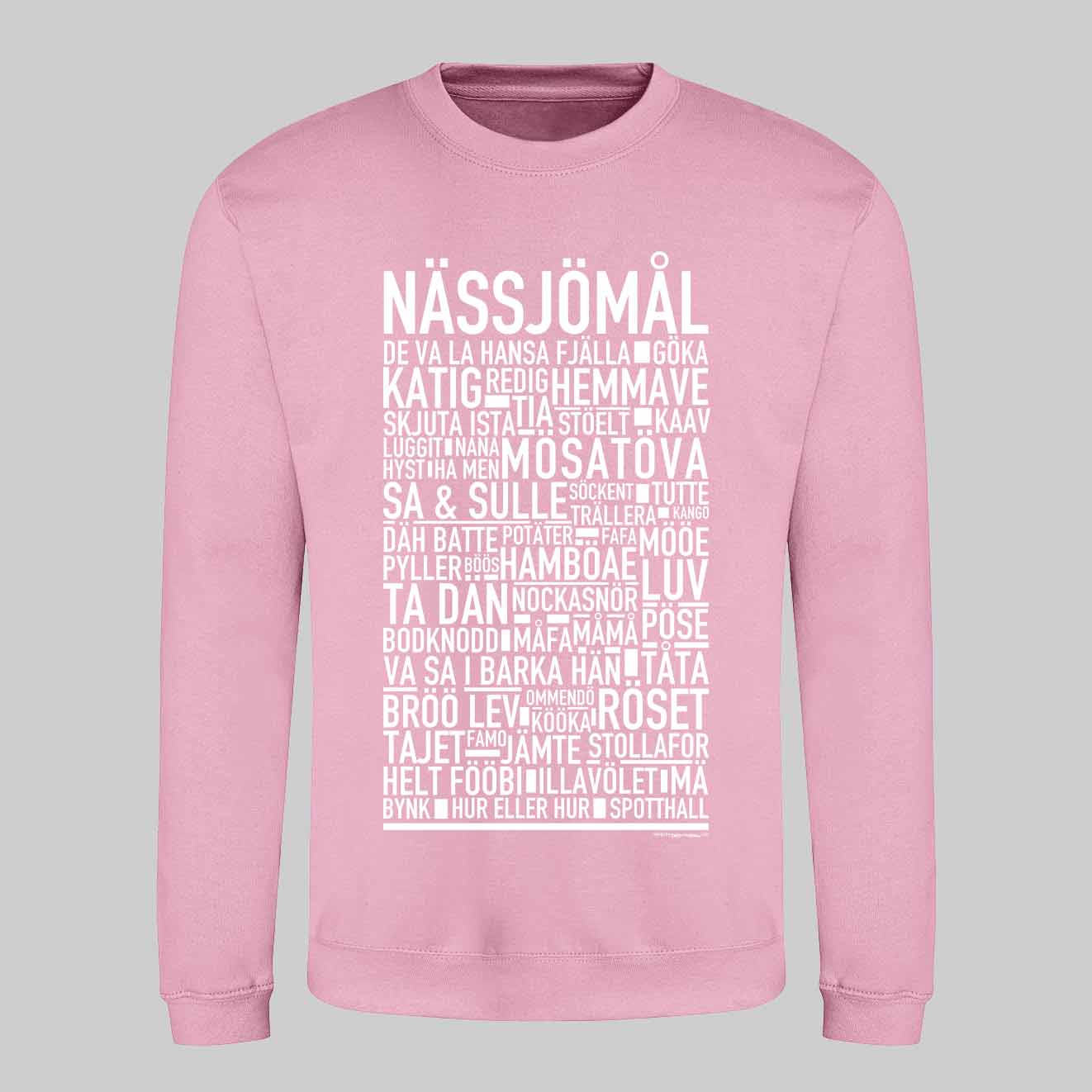 Nässjömål Dialekt Text Sweatshirt