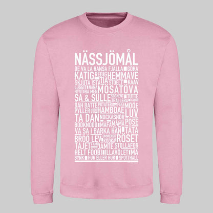 Nässjömål Dialekt Text Sweatshirt