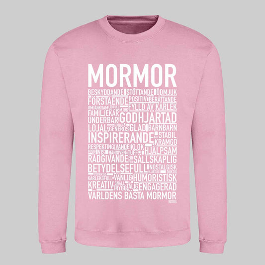 Mormor 2024 Text Sweatshirt