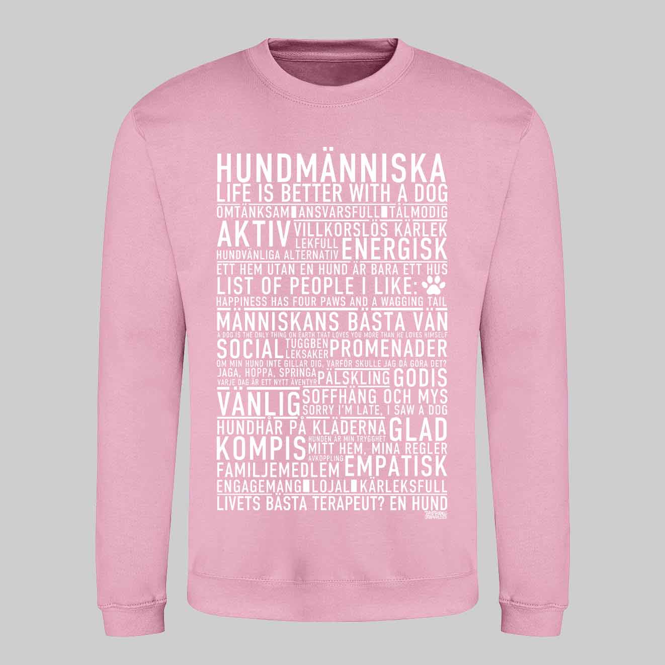 Hundmänniska Text Sweatshirt