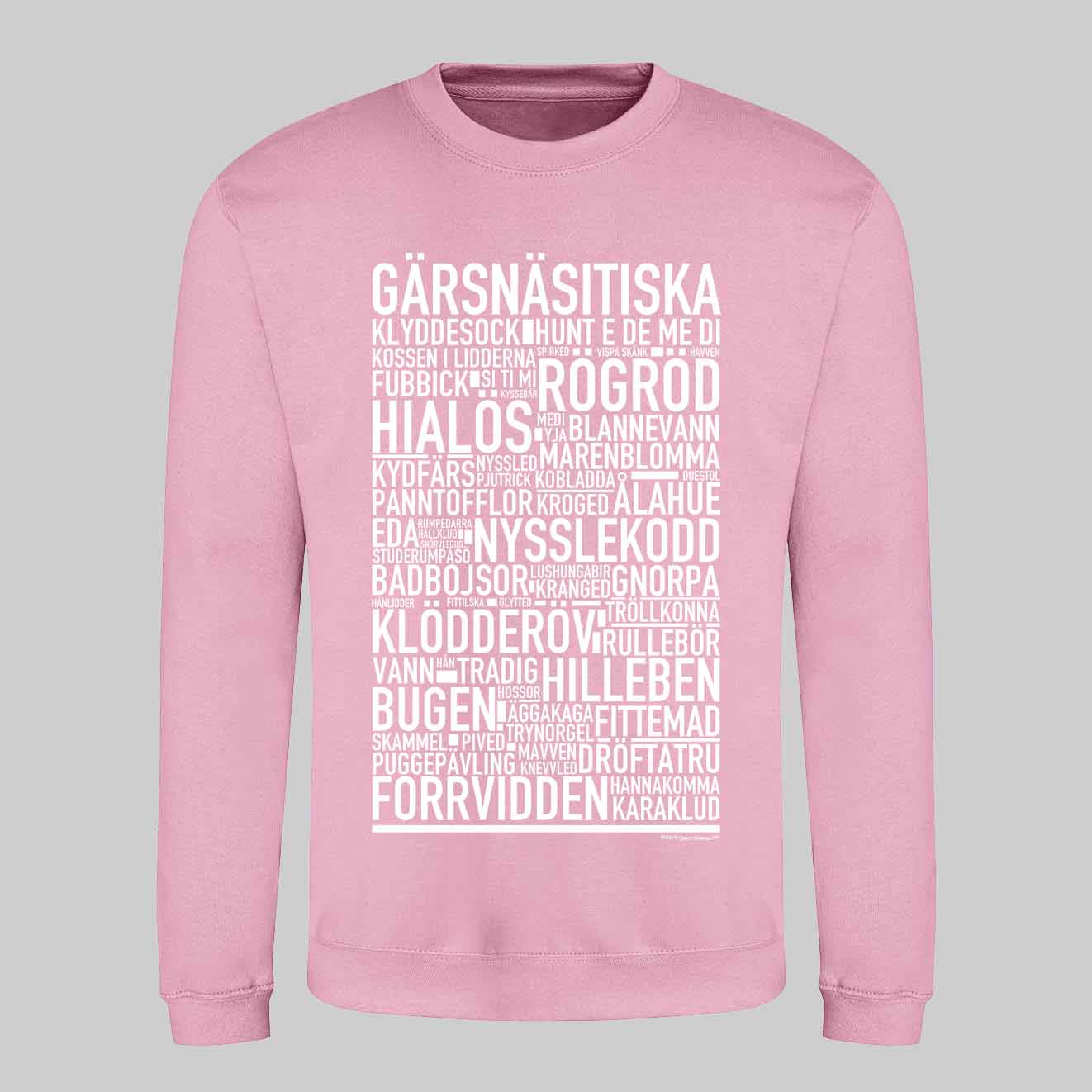 Gärsnäsitiska Dialekt Text Sweatshirt
