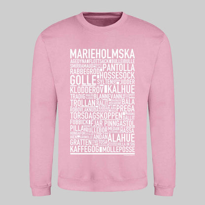 Marieholmska Dialekt Text Sweatshirt