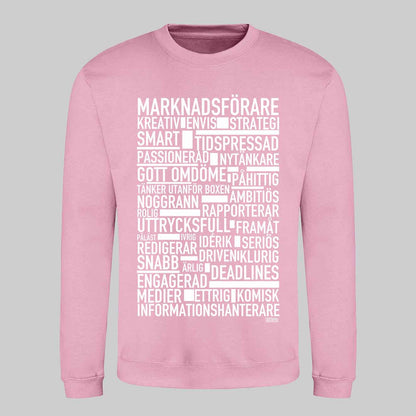 Marknadsförare Text Sweatshirt