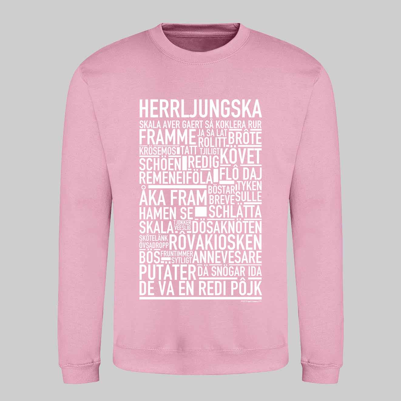 Herrljungska Dialekt Text Sweatshirt