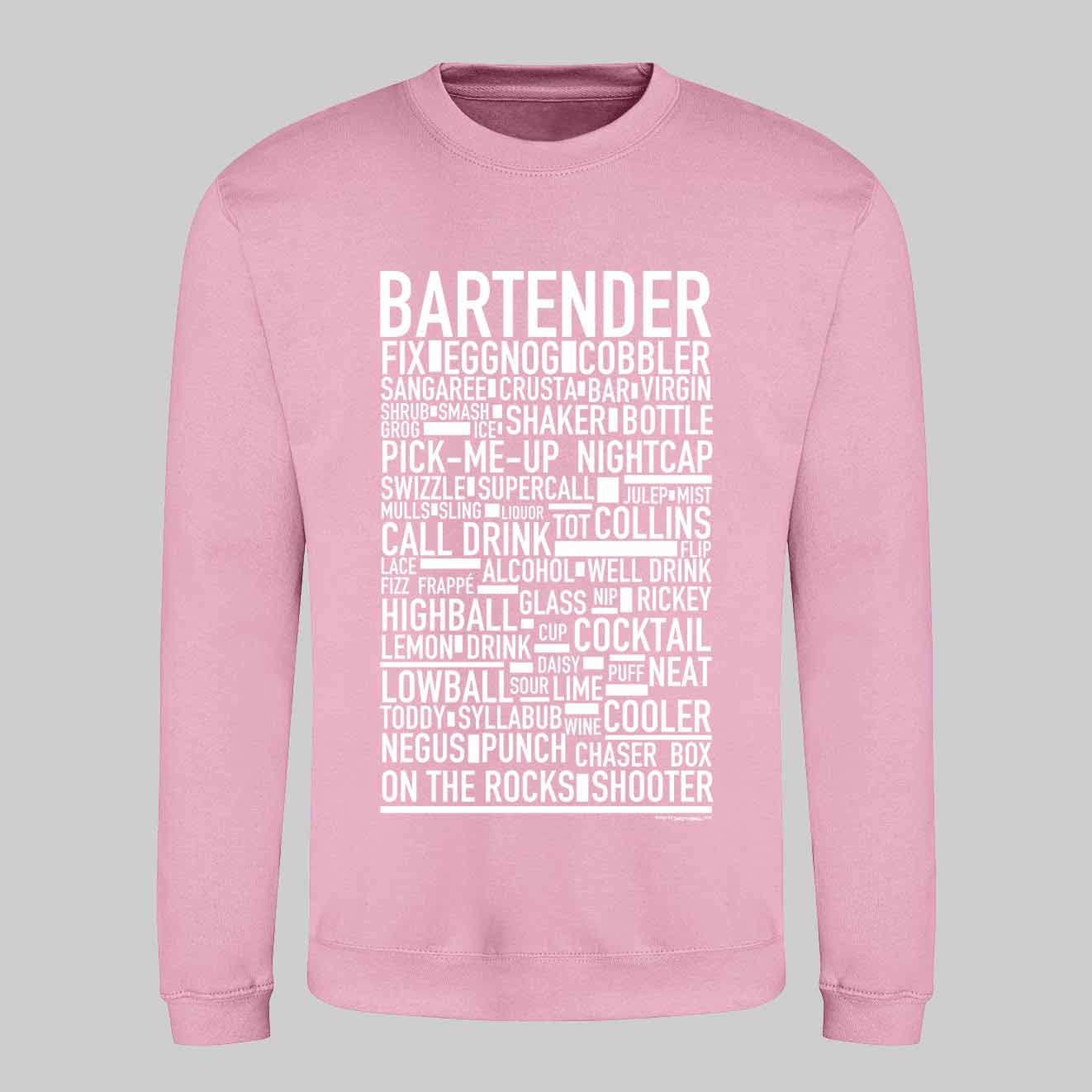 Bartender Text Sweatshirt