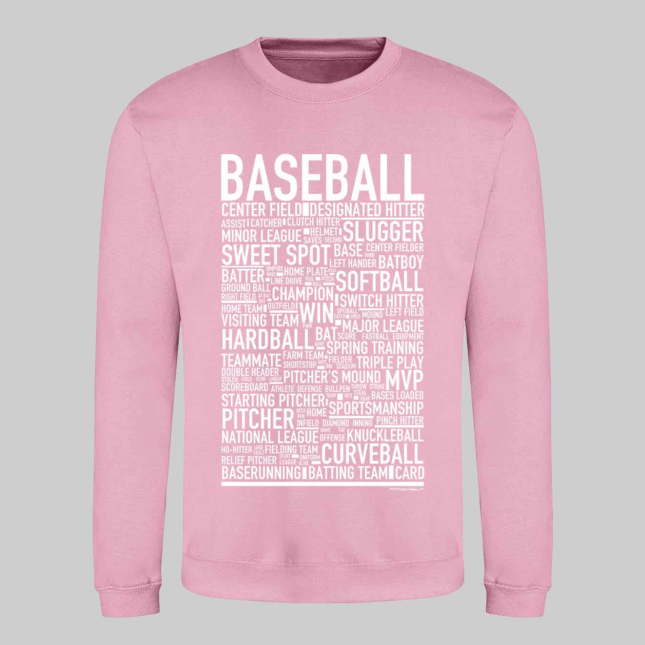 Baseball Text Sweatshirt