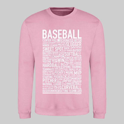 Baseball Text Sweatshirt