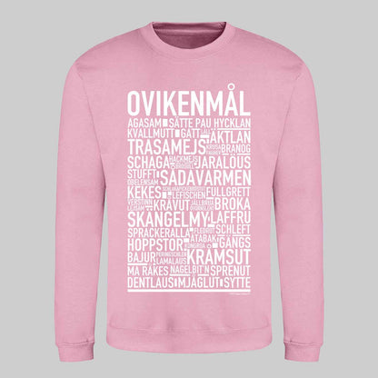 Ovikenmål Dialekt Text Sweatshirt