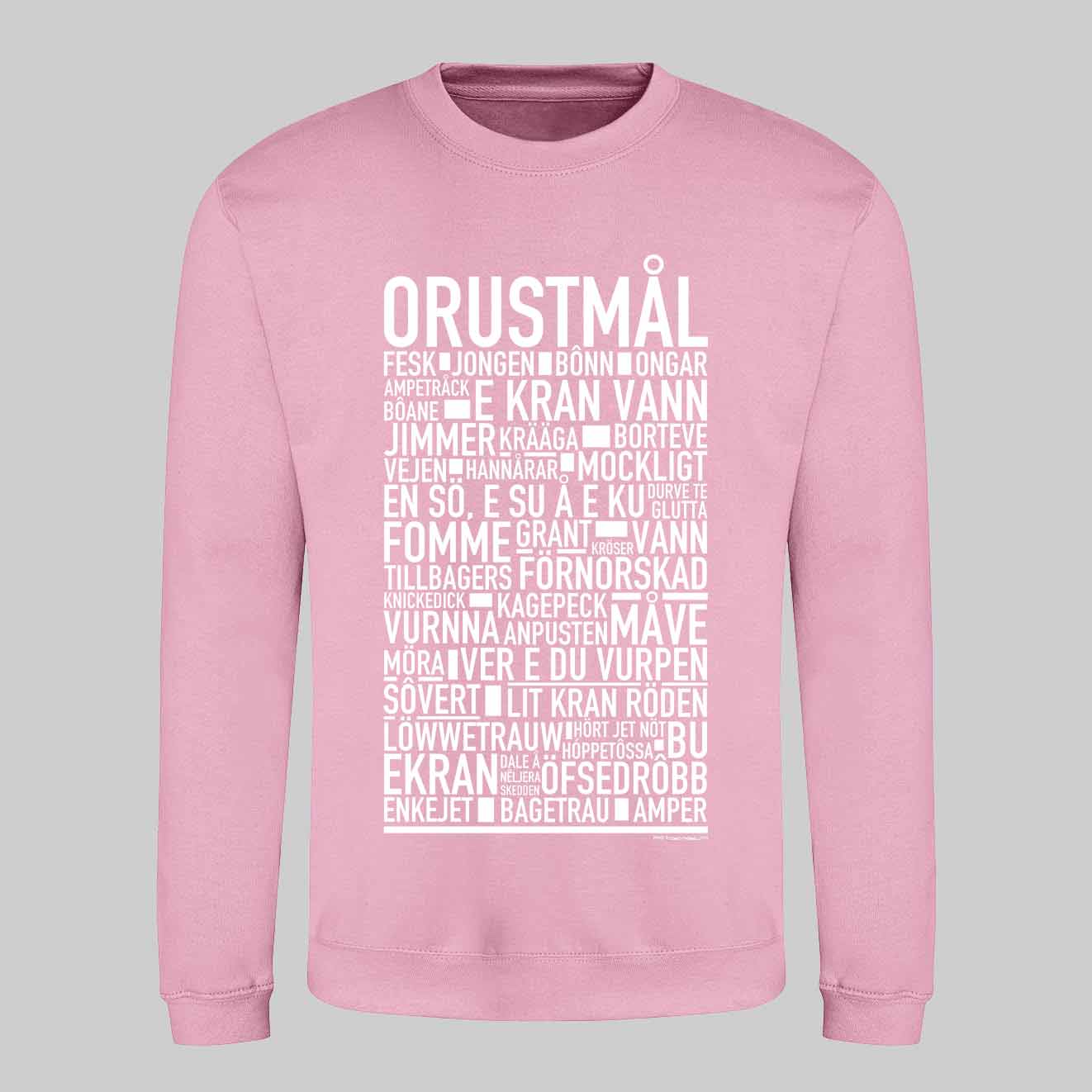 Orustmål Dialekt Text Sweatshirt
