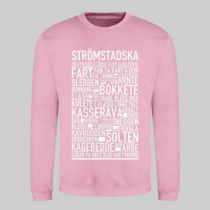 Strömstadska Dialekt Text Sweatshirt