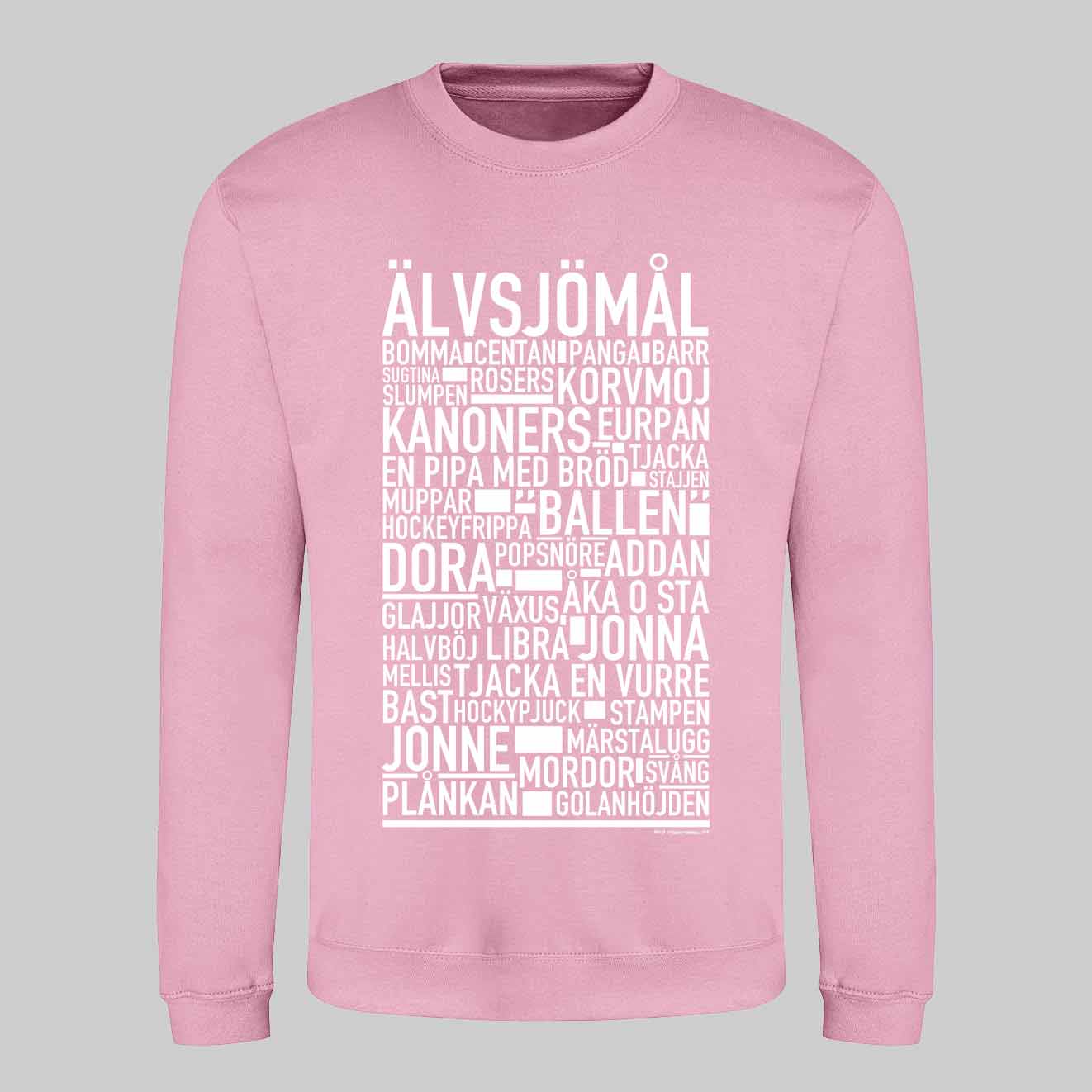 Älvsjömål Dialekt Text Sweatshirt