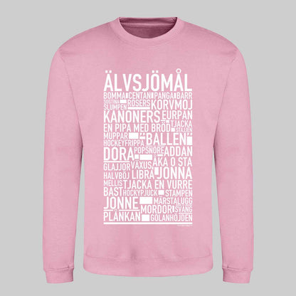 Älvsjömål Dialekt Text Sweatshirt