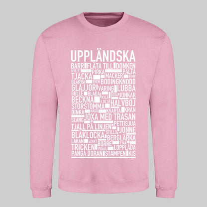 Uppländska Dialekt Text Sweatshirt