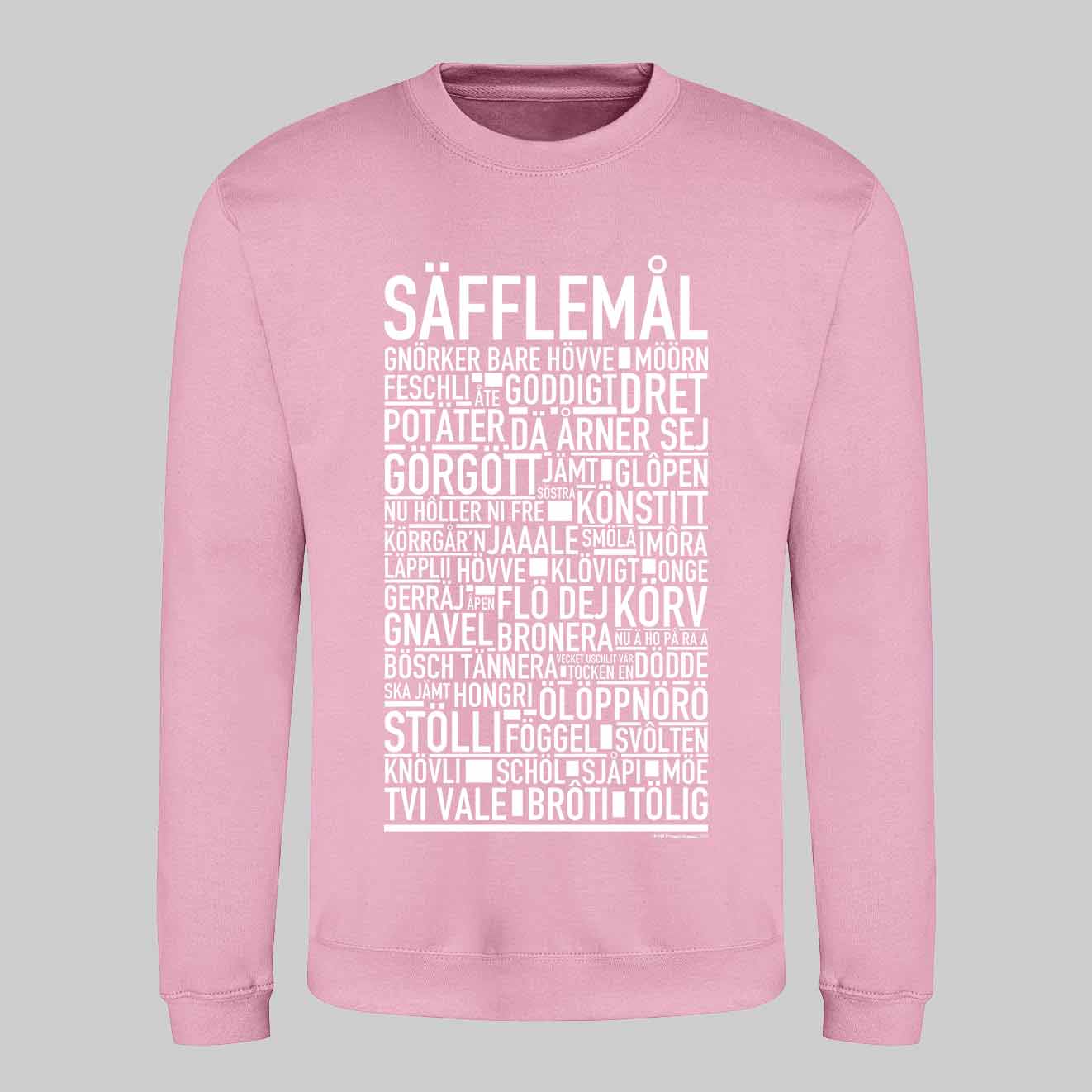 Säfflemål Dialekt Text Sweatshirt