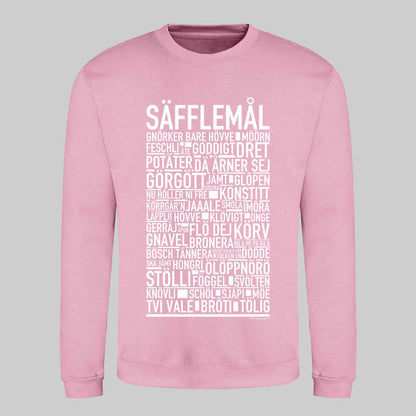 Säfflemål Dialekt Text Sweatshirt