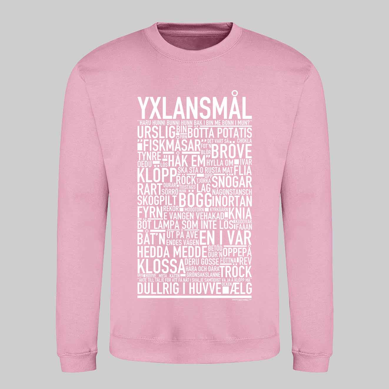 Yxlansmål Dialekt Text Sweatshirt