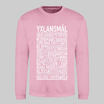 Yxlansmål Dialekt Text Sweatshirt