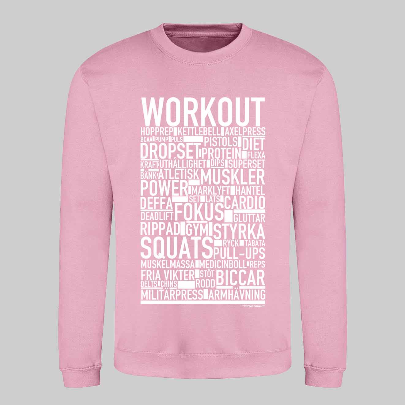 Workout Text Sweatshirt