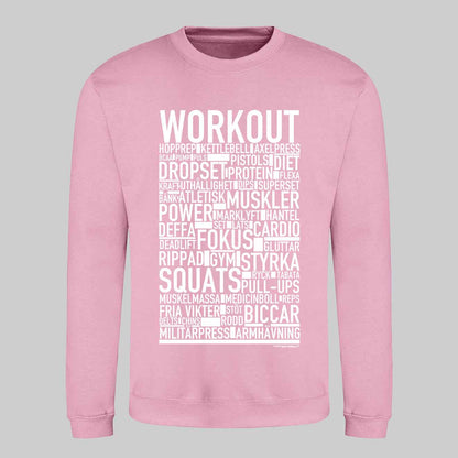 Workout Text Sweatshirt