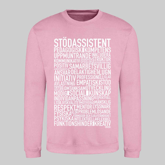 Stödassistent 2025 Text Sweatshirt