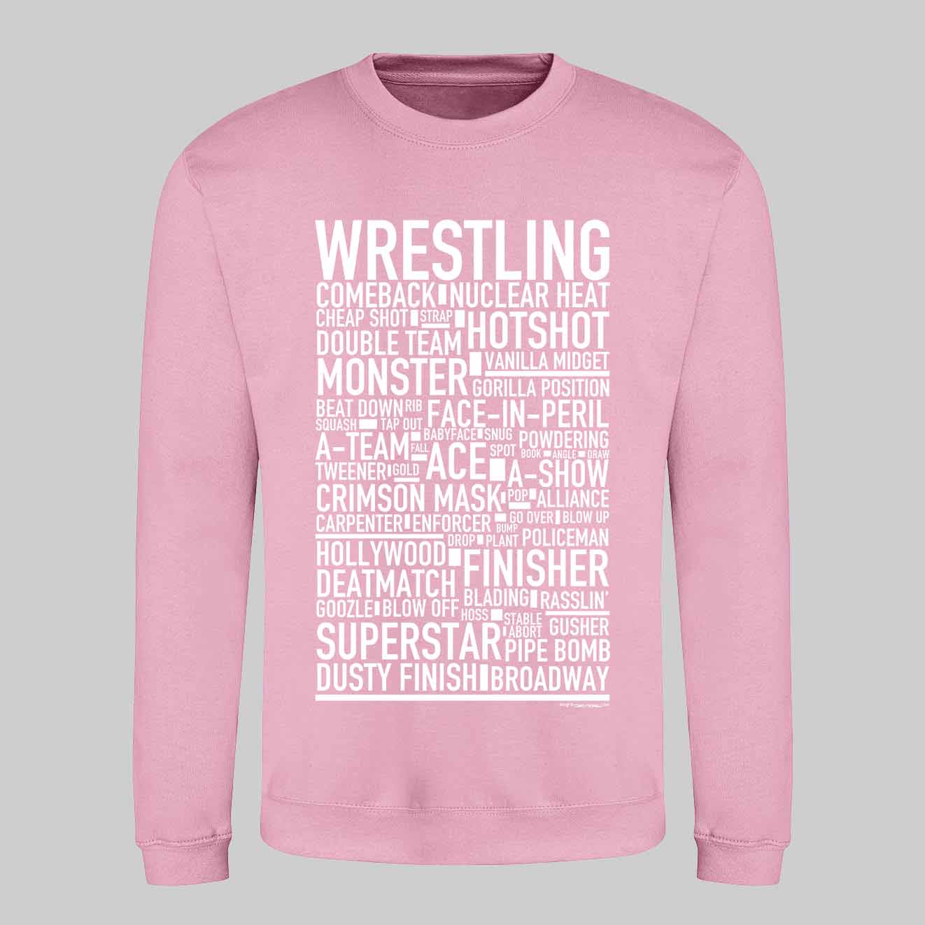 Wrestling Text Sweatshirt