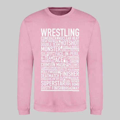 Wrestling Text Sweatshirt