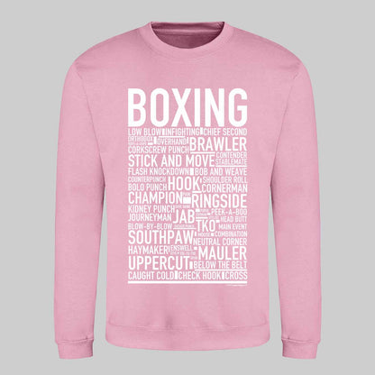 Boxing Text Sweatshirt