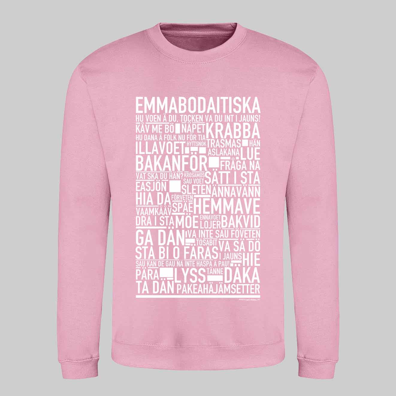 Emmabodaitiska Dialekt Text Sweatshirt