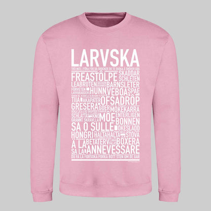 Larvska Dialekt Text Sweatshirt