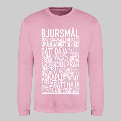 Bjursmål Dialekt Text Sweatshirt
