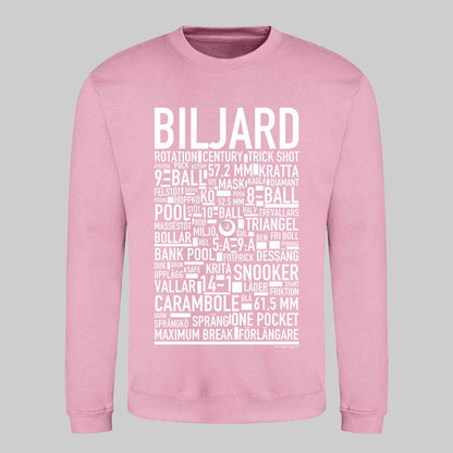 Biljard Text Sweatshirt