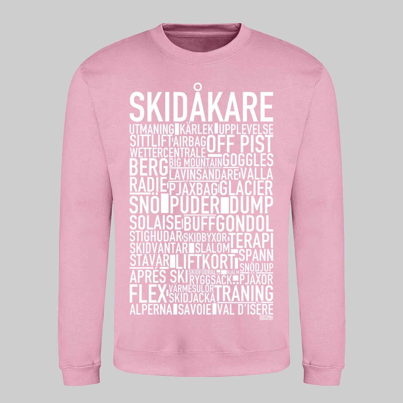 Skidåkare Text Sweatshirt