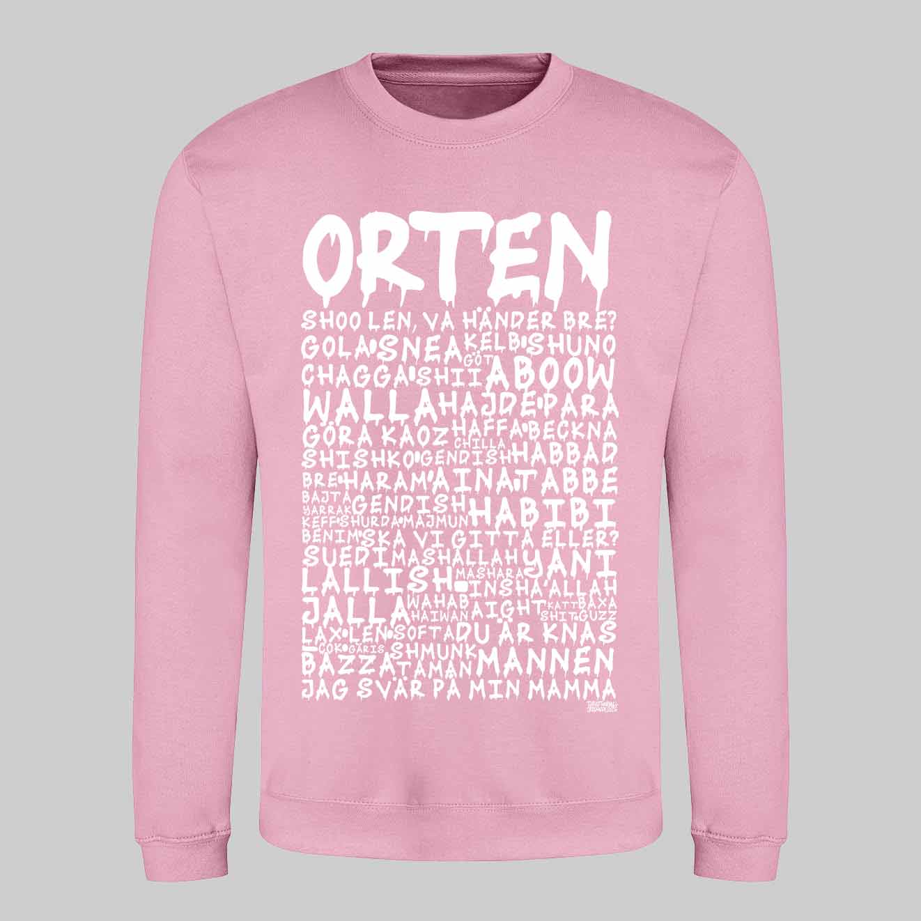 Orten Graffiti Dialekt Text Sweatshirt