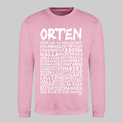 Orten Graffiti Dialekt Text Sweatshirt