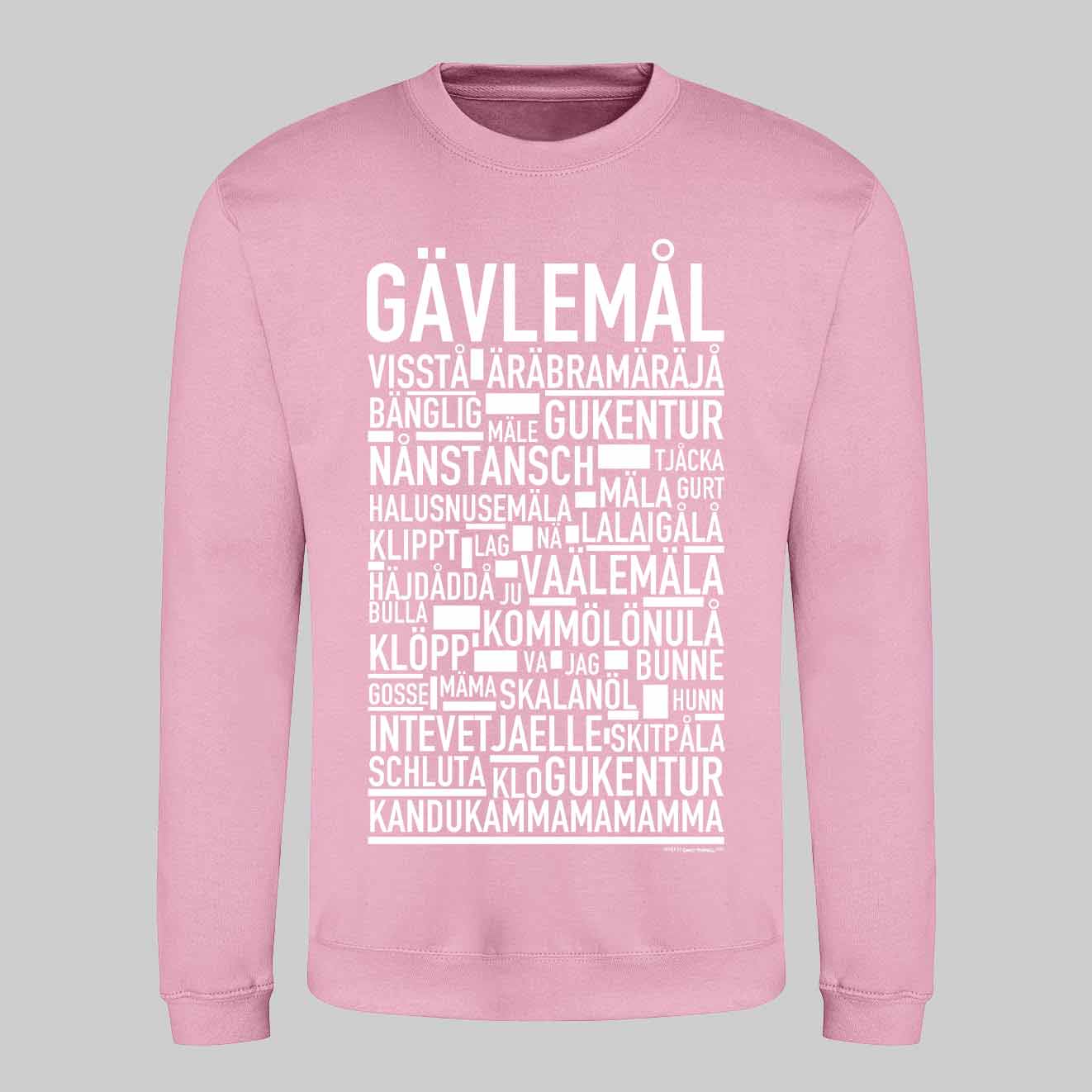 Gävlemål Dialekt Text Sweatshirt