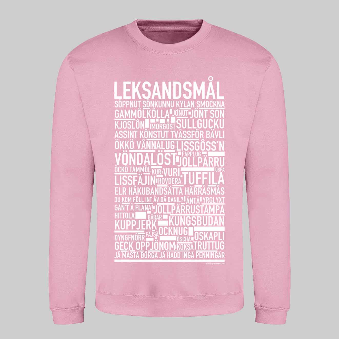 Leksandsmål Dialekt Text Sweatshirt