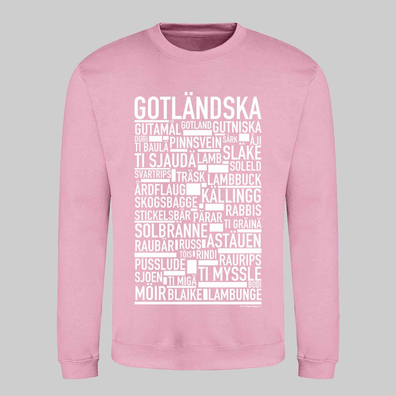 Gotländska Dialekt Text Sweatshirt