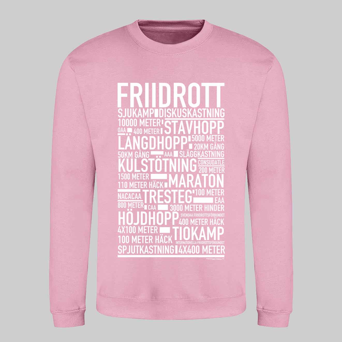 Friidrott Text Sweatshirt