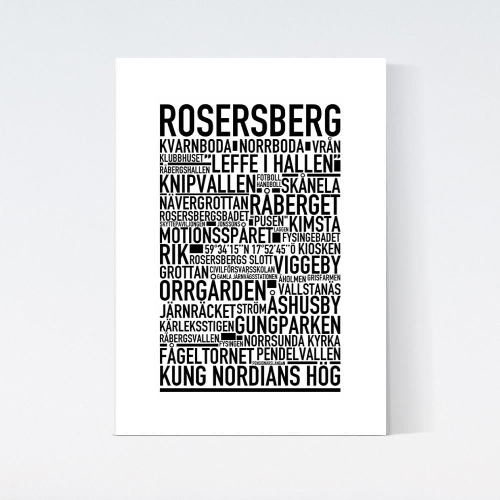 Rosersberg Text Poster
