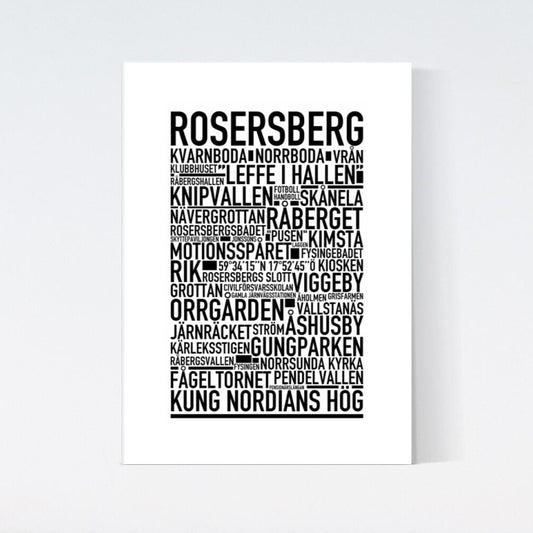 Rosersberg Text Poster